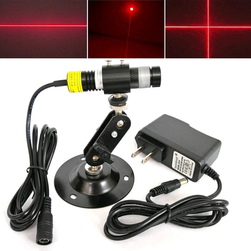 650nm 200mW Red Laser Module Dot Line Cross Focusable Locator Alignment Positioning