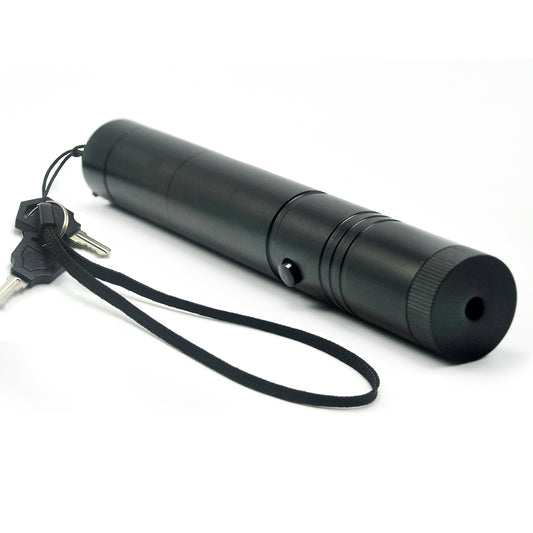 808nm 200mW Infrared Focusable Laser Pointer Torch 18650 with Key