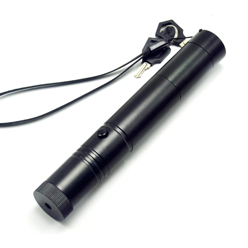 808nm 200mW Infrared Focusable Laser Pointer Torch 18650 with Key