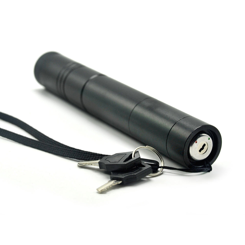 808nm 200mW Infrared Focusable Laser Pointer Torch 18650 with Key