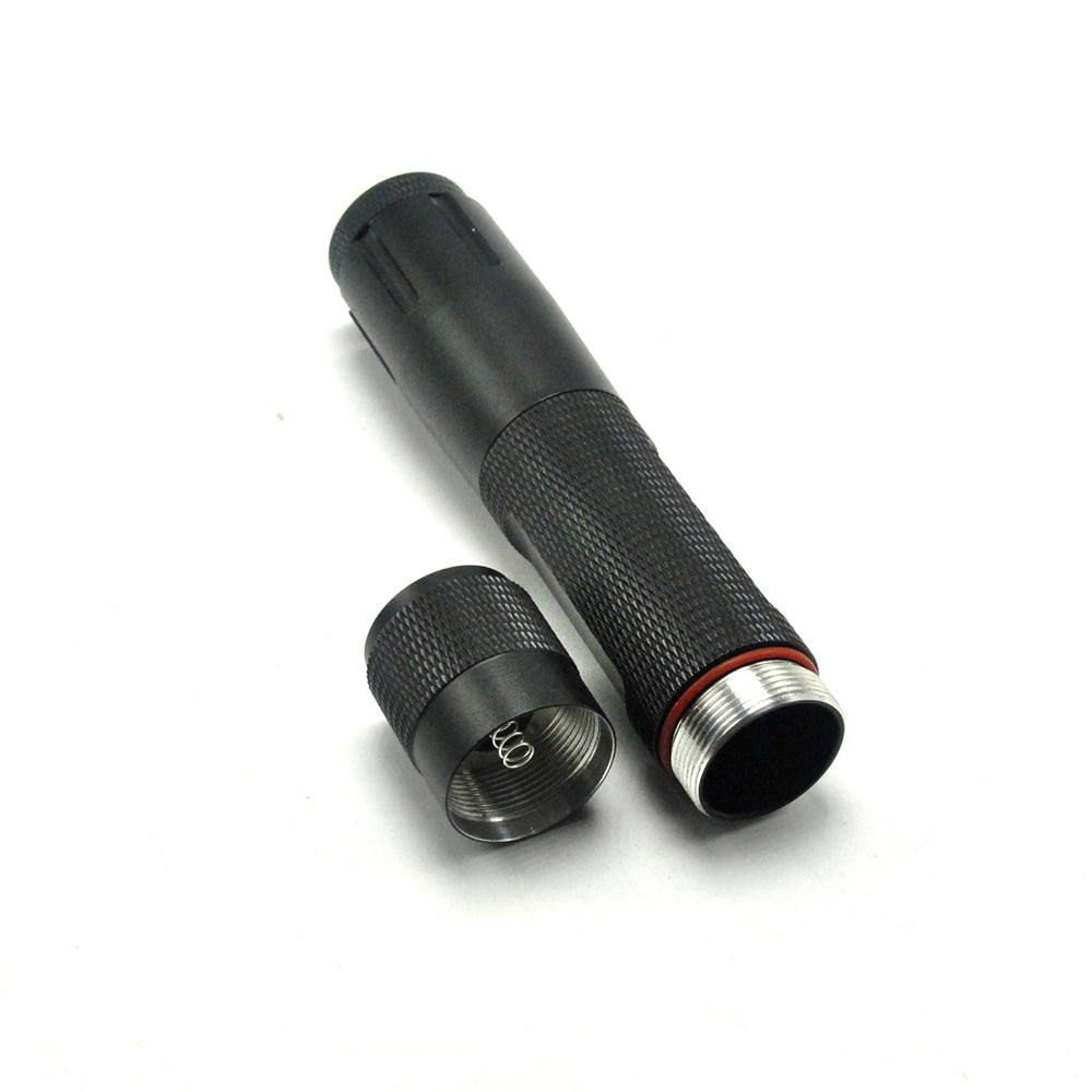 450nm 100mW Blue Dot Waterproof Focusable Laser Pointer 18650