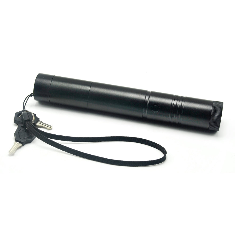 808nm 200mW Infrared Focusable Laser Pointer Torch 18650 with Key