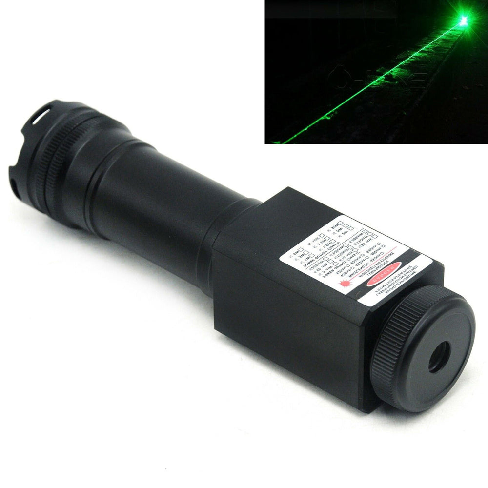 515nm 520nm 1W 1000mW Bright Green Dot Laser Pointer Waterproof Flashlight Burning