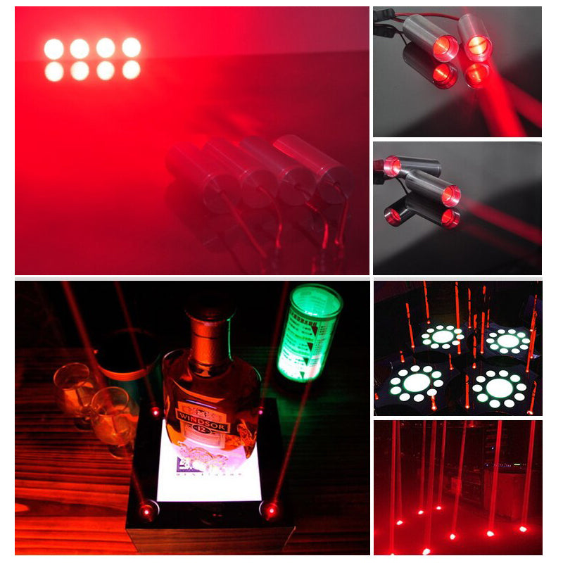 Red Fat Beam Laser Module 650nm 100mW 130mW Round Dot 3.7V-5V Party Bar Stage Lighting